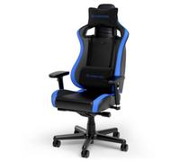 noblechairs Epic Compact Chaise Gaming, Fauteuil de Bureau Ergonomique, Soutien de la Tête et Lombaire, Cuir PU, pour Les Usagers Pesant Jusqu'à 120 kg et d'une Hauteur de 1,7 Mètre (Noir/Bleu)