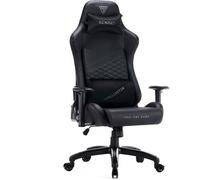 Fauteuil Gamer SENSE7 Spellcaster SENSHI XL Similicuir - Max 160kg - Taille >185cm - Accoudoirs 2D - Dossier Inclinable - Noir
