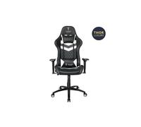 Fauteuil gaming Alpha Omega Players Berserker Thor Luxury dossier haut 4D vérin classe 4 160 kg Noir et Blanc