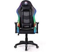 Fauteuil gaming Amstrad ELITE-LED-ACID - Noir et gris - Eclairage LED 576 effets - Télécommande - Accoudoir 2D