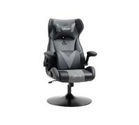 Vinsetto - Chaise de gaming - revêtement synthétique - 69x73x118cm - Noir