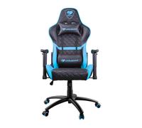 Fauteuil gaming - COUGAR - ARMOR ONE SKYBLUE - Ergonomique - Similicuir - Réglable en hauteur