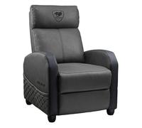 Fauteuil gaming - Cougar Gaming - RANGERELITE - Gris - Dossier 180° - Accoudoirs 4D - PVC, velours et tissu imitation cuir