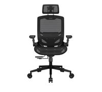COUGAR Speeder One Fauteuil de Jeu Ergonomique : adapté au Corps, Tissu en Maille, accoudoirs Pliables 2D, Soutien Lombaire, Hauteur réglable, Cylindre à vérin à gaz Classe 4, Roues Grande Taille