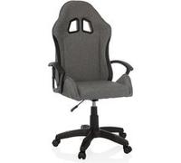 Fauteuil gaming / fauteuil de bureau GAMEBREAKER W01 tissu gris/noir mybuero Gris/Noir