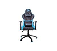 Cougar Gaming - Fauteuil gaming Armor One - Similicuir, Aluminium, roulettes silencieuses - Noir/Bleu