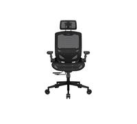 COUGAR Speeder One Fauteuil de Jeu Ergonomique : adapté au Corps, Tissu en Maille, accoudoirs Pliables 2D, Soutien Lombaire, Hauteur réglable, Cylindre à vérin à gaz Classe 4, Roues Grande Taille