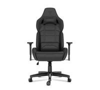 Fauteuil gaming SENSE7 Sentinel Noir - Similicuir - Ergonomique - Hauteur réglable - 150kg