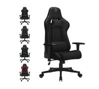 SENSE7 Spellcaster Chaise de Gaming, Similicuir, Balck, Extra Size