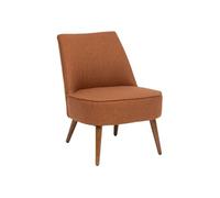 - Fauteuil Gary avec pieds en bois - Ambre - Gary