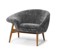 Fauteuil Gauche Fried Egg Gris