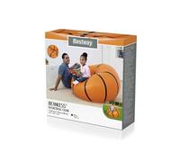Bestway Fauteuil gonflable Beanless Basketball Chair – Orange – Taille unique