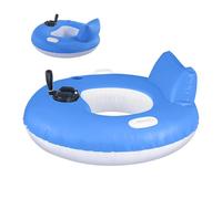 Fauteuil gonflable flottant type lounge Râteau électrique aquatique | Chaise longue aquatique flottante pour lac, étang, plage, piscine, bronzage pour hommes, femmes et adultes
