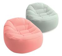 Fauteuil gonflable - INTEX - Bag Pastel - Rose - Vert d'eau - Vinyle