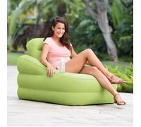 Fauteuil gonflable - INTEX - Square - Vinyle - 97 x 107 x 71 cm - Vert
