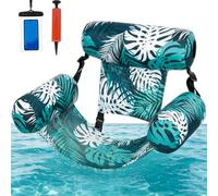 Fauteuil Gonflable Piscine Adulte, 4 en 1 Siege Piscine Gonflable, Fauteuil Flottant avec Dossiers Confort pour Plage, Vacances Et Fêtes Estivales, 76x40,5x61cm (A)