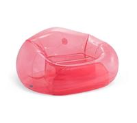 Intex - 66501NP - Fauteuil transparent Rose Bubble