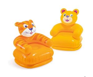 Fauteuil gonflable pour enfants Cheerful Animals 65 x 64 cm Intex 68556 ours en peluche