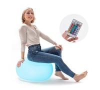 Fauteuil Gonflable Rond Innovagoods Avec Led Multicolore