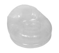 Fauteuil Gonflable Transparent Portable en PVC, pour Garçon et Filles | Surface Lisse et Claire, Facile à Nettoyer, Personnalisable avec Autocollants ou Jouets, pour Chambre D’garçon et Filles