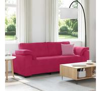 vidaXL Fauteuil canapé Rouge Bordeaux 100x77x82 cm Velours