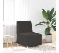 Fauteuil gris clair 55 cm tissu imitation laine bouclée canapé simple vidaXL