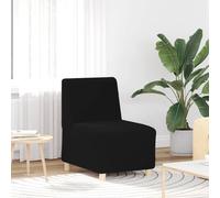 Fauteuil gris clair 55 cm tissu imitation laine bouclée canapé simple vidaXL