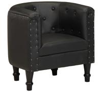 Fauteuil Gris Cuir Véritable Salon Salle de Séjour Chambre Maison vidaXL