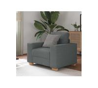 Fauteuil Gris foncé 60 cm Tissu
