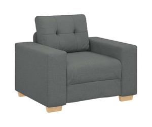 Fauteuil Gris foncé 60 cm Tissu