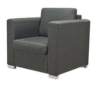 Fauteuil Gris foncé Tissu