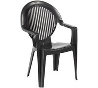 Fauteuil - GROSFILLEX - FIDJI 2 - Anthracite - Plastique - Fonctionnel