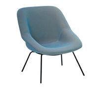 Fauteuil H 55 structure noir WxDxH 72x78x79cm