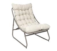 Home Deco Factory Fauteuil Dolce Vita Rembourré Beige