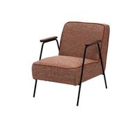 Fauteuil Huggy chiné orange - - Orange - Tissu