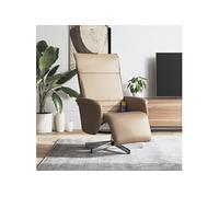 Vidaxl Fauteuil Inclinable Avec Repose-Pieds Cappuccino Similicuir