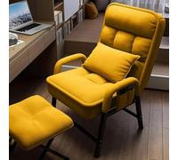 Fauteuil inclinable avec repose-pieds - Fauteuil ergonomique pour salon, idéal pour regarder la télévision, lire et se détendre, design en tissu doux