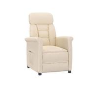 Fauteuil inclinable Beige Tissu microfibre