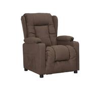 Vidaxl Fauteuil Inclinable Taupe Tissu Gris