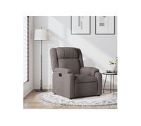 Fauteuil Inclinable, Chaise avec Repose-pieds, Siège avec Dossier et Accoudoirs, Meuble de Salle de Séjour, Moderne, 373544