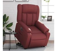 Fauteuil Inclinable Chaise Siège Salle de Séjour Cappuccino Similicuir vidaXL