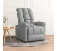 vidaXL Fauteuil relax gris clair Tissu