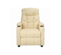 Fauteuil inclinable Crème Tissu