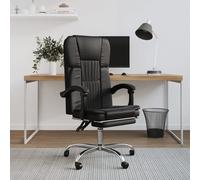 Fauteuil Inclinable de Bureau Chaise d'Ordinateur Siège Maison Similicuir vidaXL