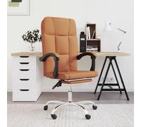 Fauteuil Inclinable de Bureau Chaise d'Ordinateur Siège Maison Similicuir vidaXL