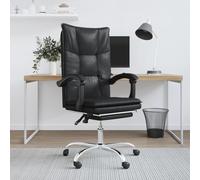 vidaXL Fauteuil Inclinable de Bureau, Chaise Pivotante avec Dossier et Repose-pied Réglables, Siège de Bureau avec 349753