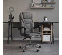 Fauteuil inclinable de bureau Gris Similicuir349699