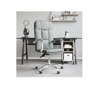 Fauteuil inclinable de bureau Gris foncé Tissu
