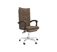 Fauteuil inclinable de bureau Marron Tissu