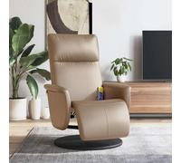 Fauteuil Inclinable de Massage avec Repose-pieds Siège Noir Similicuir vidaXL